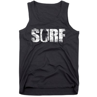 Cool distressed surfing for surfers Tank Top