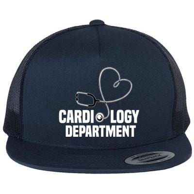 Cardiology Departt Stethoscope Heart Surgeons Surgery Meaningful Gift Flat Bill Trucker Hat