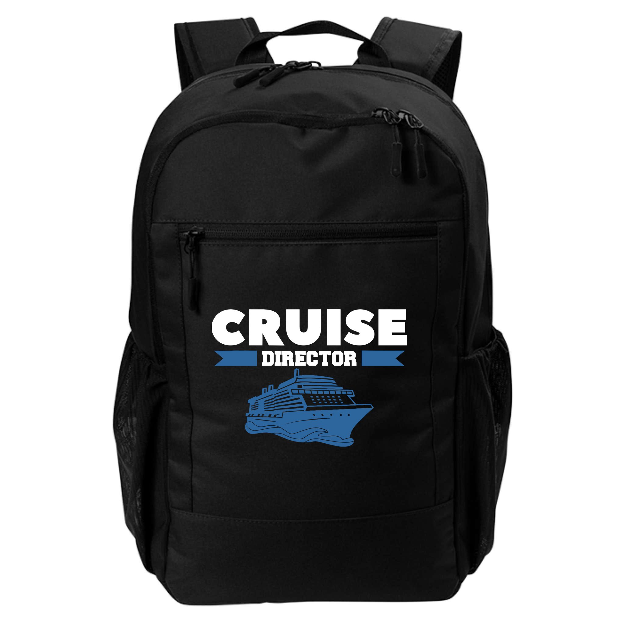 Cruise Director Ship Cruising Vacation Captain Backpack
