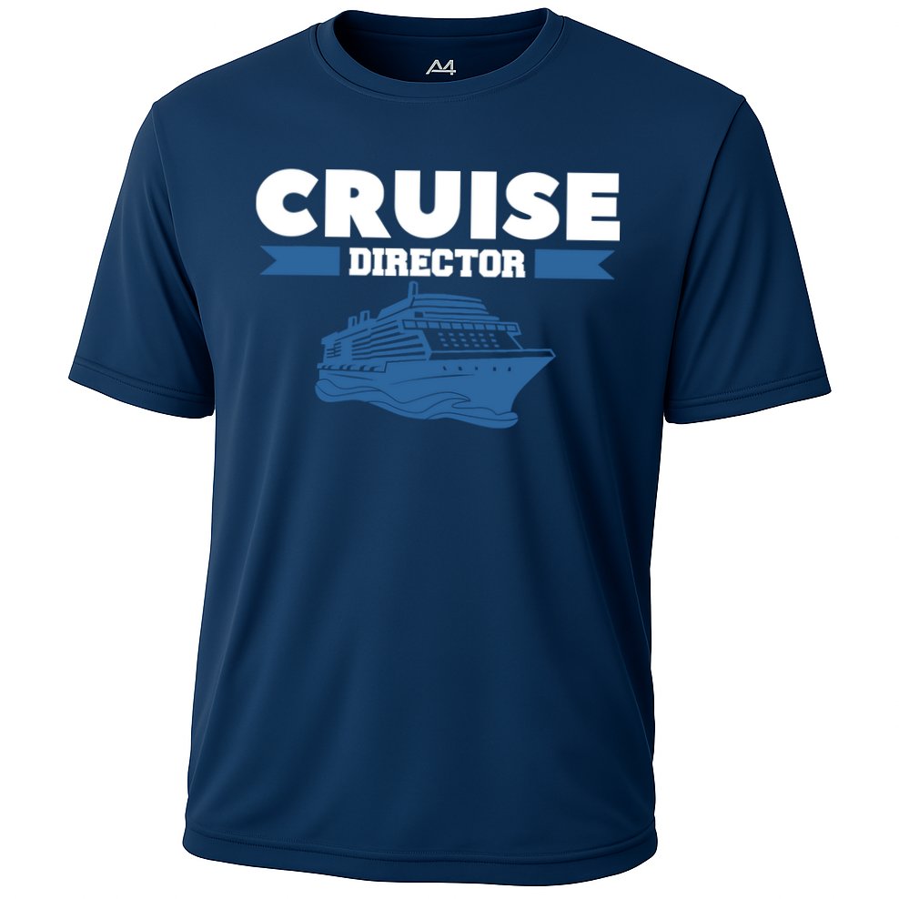 Cruise Director Ship Cruising Vacation Captain Cooling Performance Crew T-Shirt