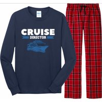 Cruise Director Ship Cruising Vacation Captain Long Sleeve Pajama Set