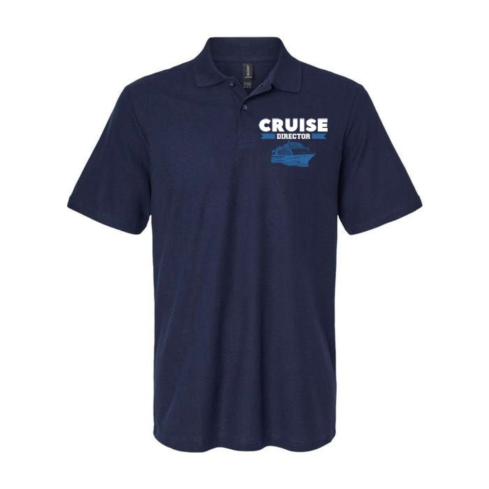 Cruise Director Ship Cruising Vacation Captain Softstyle Adult Sport Polo