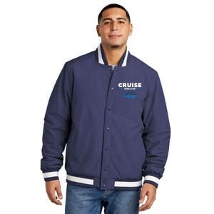 Cruise Director Ship Cruising Vacation Captain Insulated Varsity Jacket