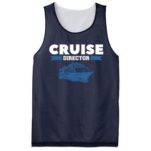 Cruise Director Ship Cruising Vacation Captain Mesh Reversible Basketball Jersey Tank