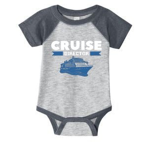 Cruise Director Ship Cruising Vacation Captain Infant Baby Jersey Bodysuit