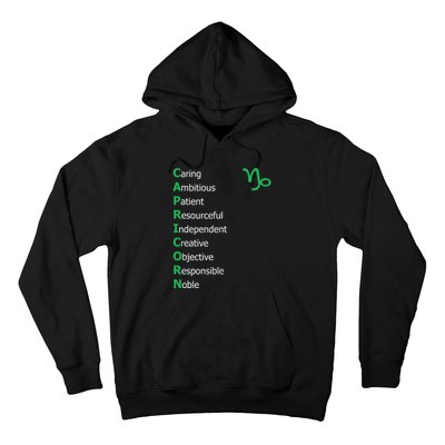 Cute Dandelion Saying Astrology Flower Zodiac Capricorn Hoodie