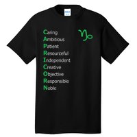 Cute Dandelion Saying Astrology Flower Zodiac Capricorn Tall T-Shirt