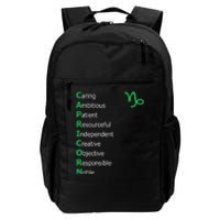 Cute Dandelion Saying Astrology Flower Zodiac Capricorn Daily Commute Backpack