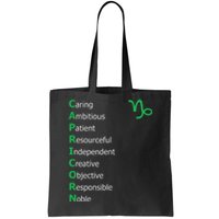 Cute Dandelion Saying Astrology Flower Zodiac Capricorn Tote Bag