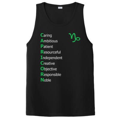 Cute Dandelion Saying Astrology Flower Zodiac Capricorn PosiCharge Competitor Tank