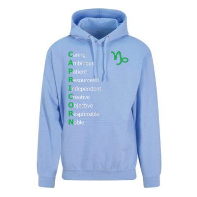 Cute Dandelion Saying Astrology Flower Zodiac Capricorn Unisex Surf Hoodie