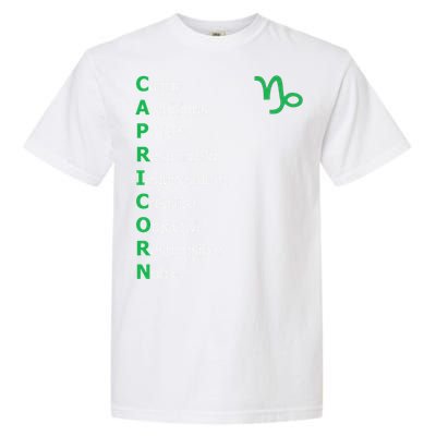 Cute Dandelion Saying Astrology Flower Zodiac Capricorn Garment-Dyed Heavyweight T-Shirt