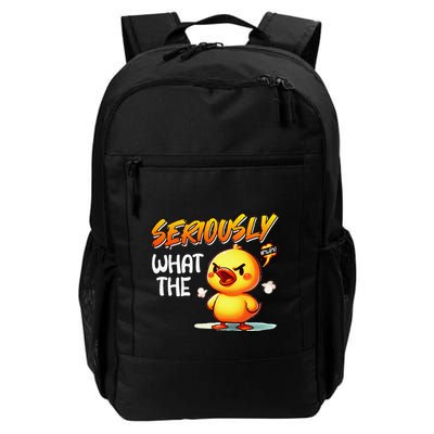 Carnival Duck Seriously What In The Duck Funny Ducks Daily Commute Backpack