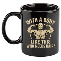 Celebrate Dad's Strength and Humor 11oz C Handle Ceramic Mug