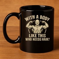 Celebrate Dad's Strength and Humor 11oz C Handle Ceramic Mug