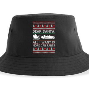 Christmas Dear Santa All I Want Is More Car Parts Sustainable Bucket Hat