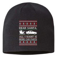 Christmas Dear Santa All I Want Is More Car Parts Sustainable Beanie