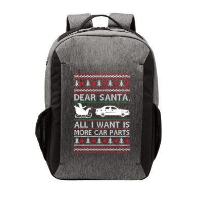 Christmas Dear Santa All I Want Is More Car Parts Vector Backpack