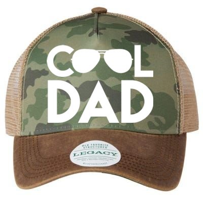 Cool Dad Sunglass Fathers Day Legacy Tie Dye Trucker Hat