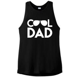 Cool Dad Sunglass Fathers Day Ladies PosiCharge Tri-Blend Wicking Tank