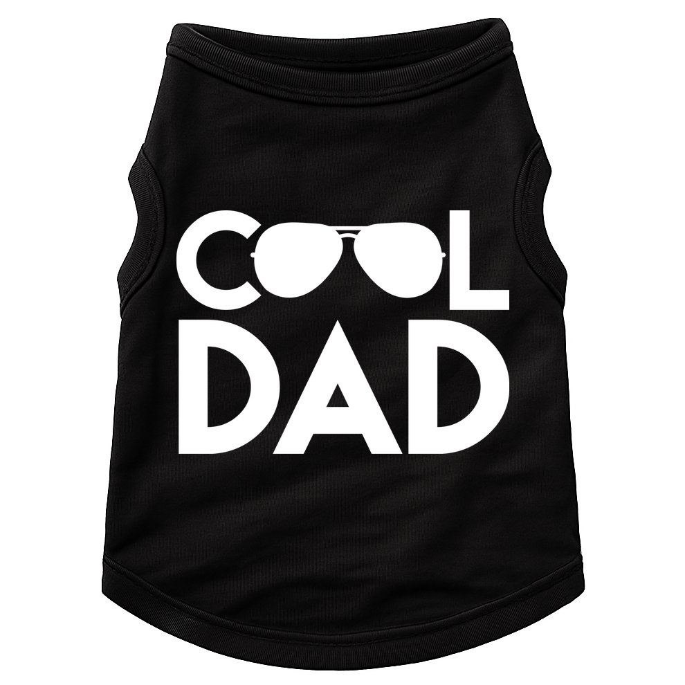Cool Dad Sunglass Fathers Day Doggie Tank