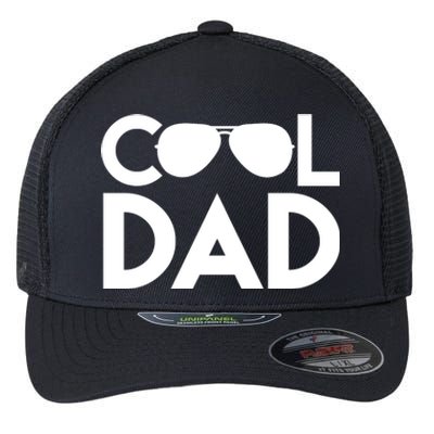 Cool Dad Sunglass Fathers Day Flexfit Unipanel Trucker Cap