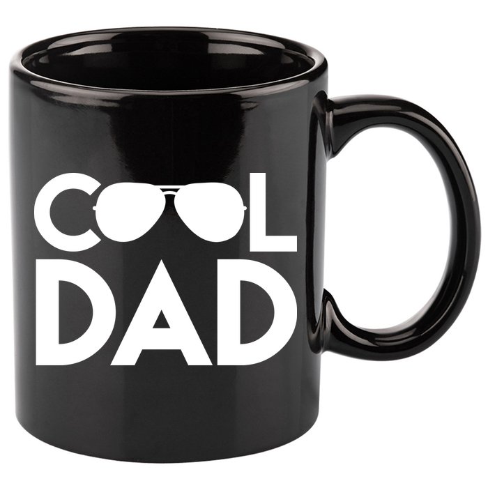 Cool Dad Sunglass Fathers Day 11oz C Handle Ceramic Mug