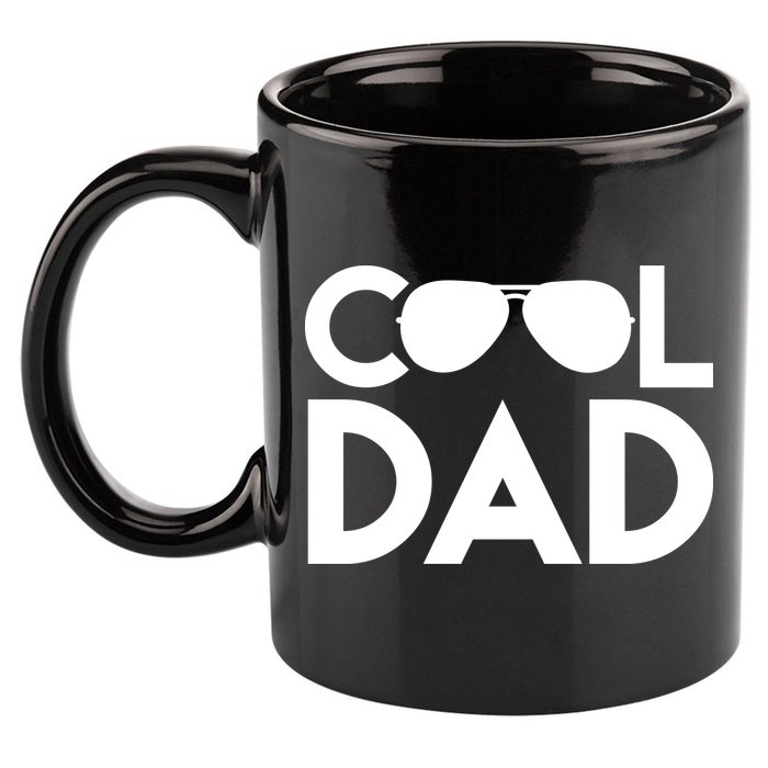 Cool Dad Sunglass Fathers Day 11oz C Handle Ceramic Mug