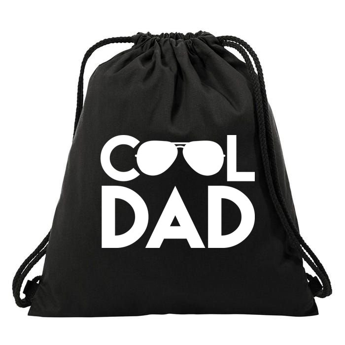 Cool Dad Sunglass Fathers Day Drawstring Bag