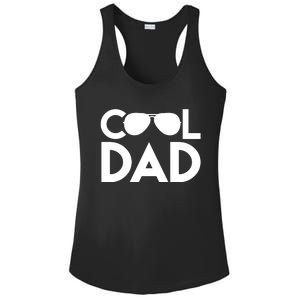 Cool Dad Sunglass Fathers Day Ladies PosiCharge Competitor Racerback Tank