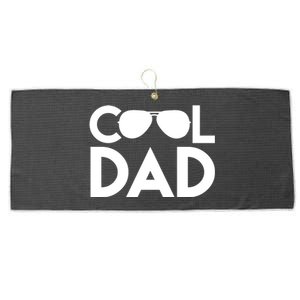 Cool Dad Sunglass Fathers Day Large Microfiber Waffle Golf Towel