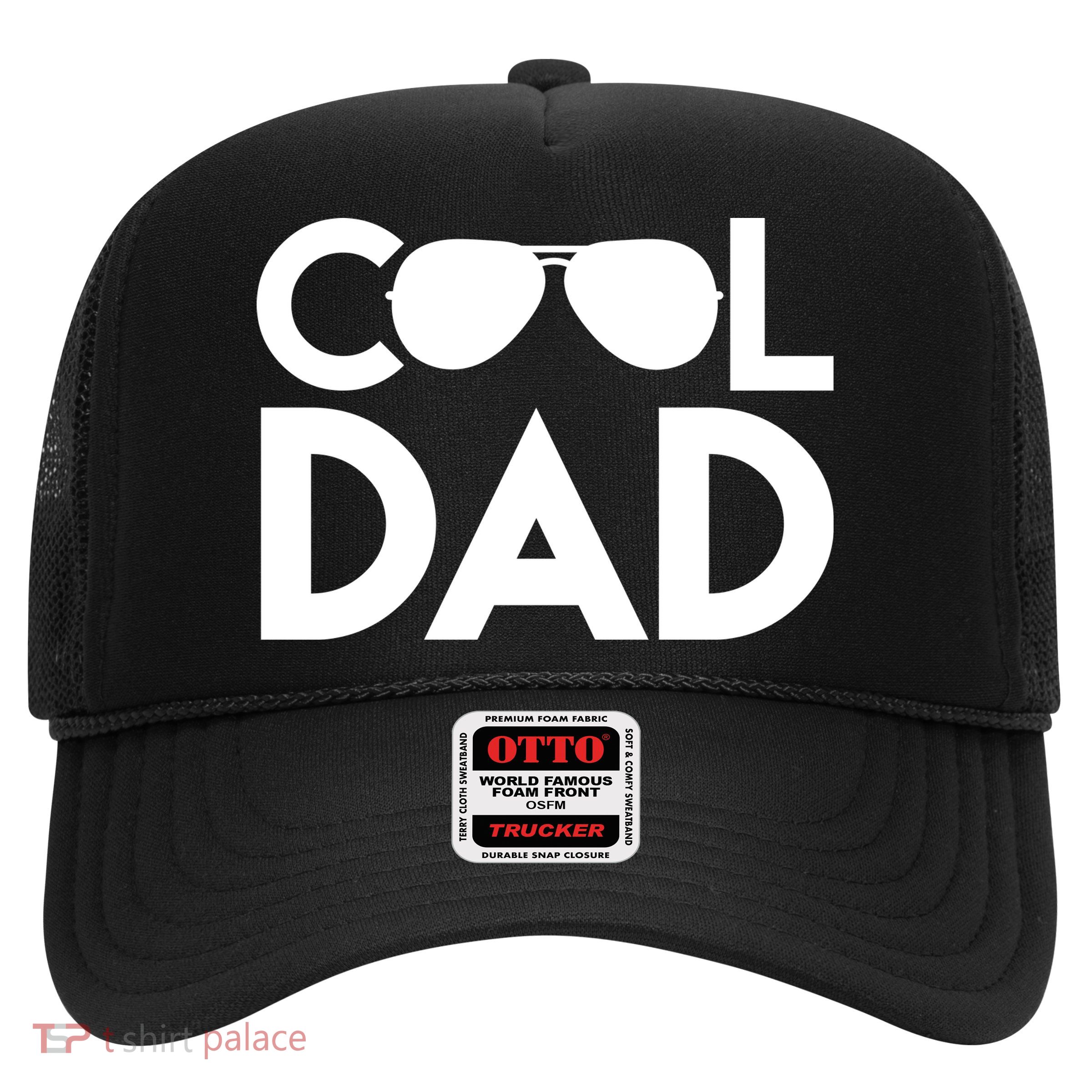 Cool Dad Sunglass Fathers Day Trucker Hat