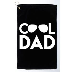 Cool Dad Sunglass Fathers Day Platinum Collection Golf Towel