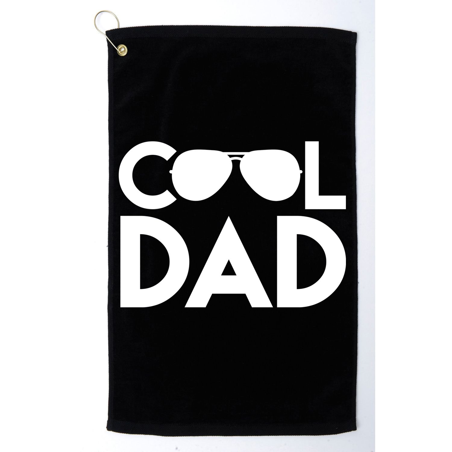 Cool Dad Sunglass Fathers Day Golf Towel