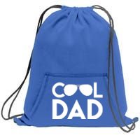 Cool Dad Sunglass Fathers Day Sweatshirt Cinch Pack Bag