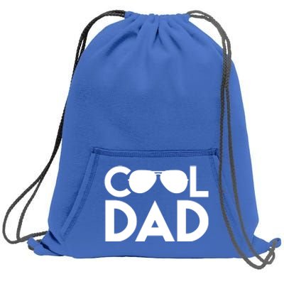 Cool Dad Sunglass Fathers Day Sweatshirt Cinch Pack Bag