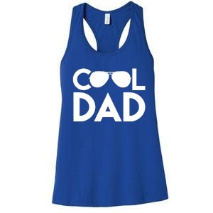 Cool Dad Sunglass Fathers Day Women's Racerback Tank