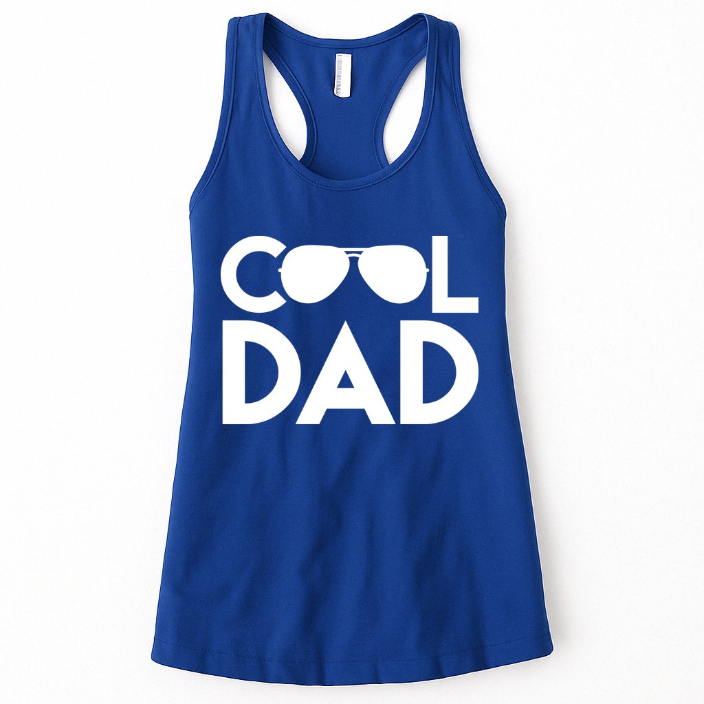 Cool Dad Sunglass Fathers Day Womens Tank Top