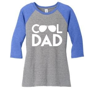 Cool Dad Sunglass Fathers Day Women's Tri-Blend 3/4-Sleeve Raglan Shirt