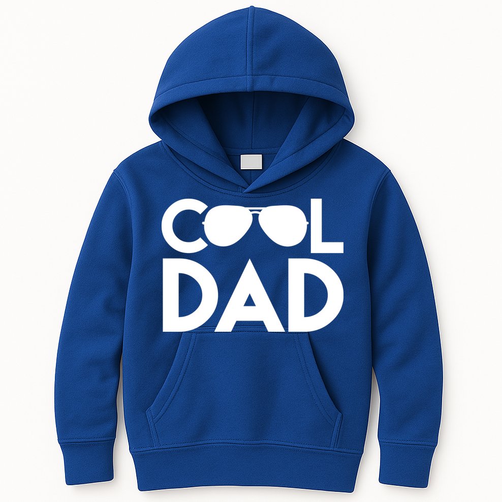 Cool Dad Sunglass Fathers Day Kids Hoodie