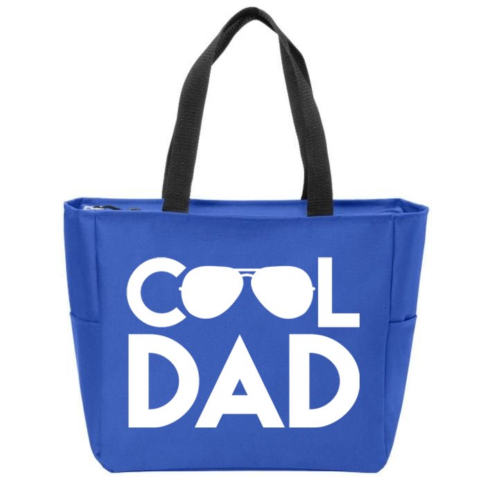 Cool Dad Sunglass Fathers Day Zip Tote Bag