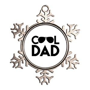 Cool Dad Sunglass Fathers Day Metallic Star Ornament