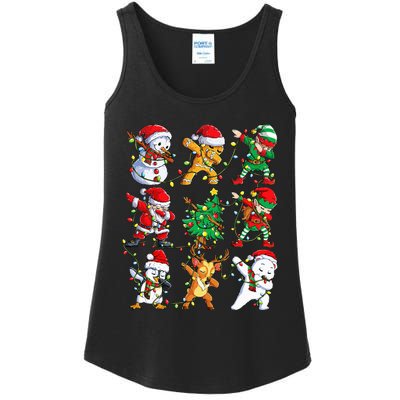 Christmas Dabbing Santa Elf Friends Xmas Dab Ladies Essential Tank