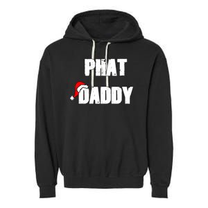 Christmas Daddy Santa Claus Father Family Matching Pajamas Garment-Dyed Fleece Hoodie