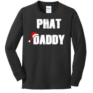 Christmas Daddy Santa Claus Father Family Matching Pajamas Kids Long Sleeve Shirt