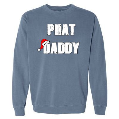 Christmas Daddy Santa Claus Father Family Matching Pajamas Garment-Dyed Sweatshirt