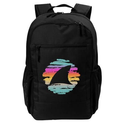 Colorful Distressed Shark Fin Backpack
