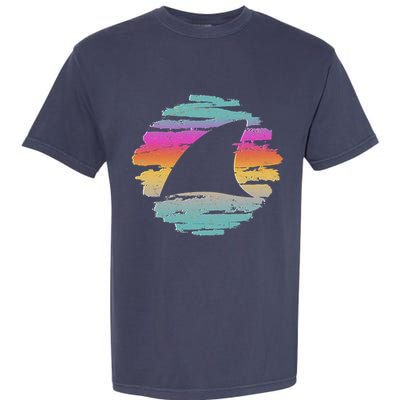 Colorful Distressed Shark Fin Garment-Dyed Heavyweight T-Shirt