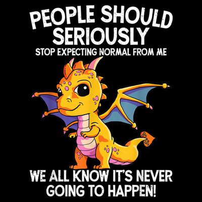 Cute Dragon Seriously Dragon For Women And Girls T-Shirt