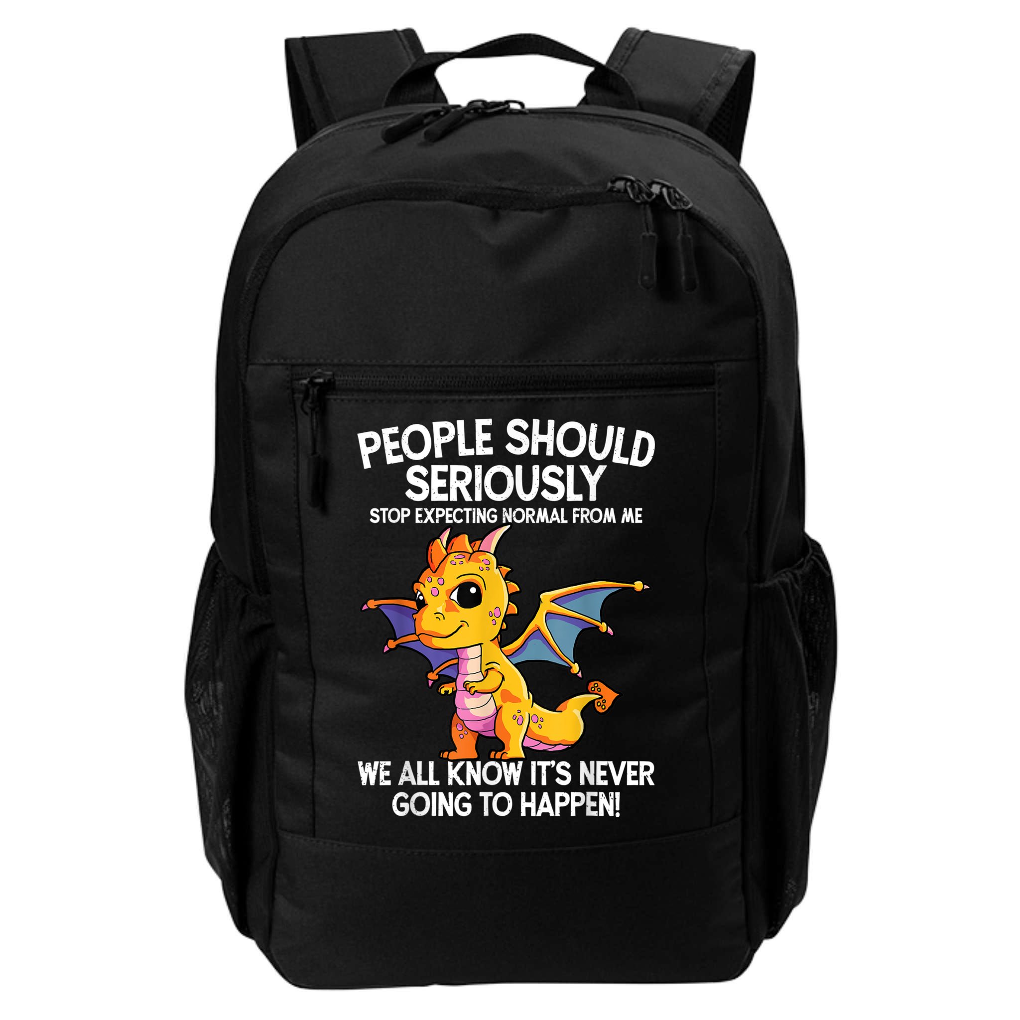 Cute Dragon Seriously Dragon For Women And Girls Backpack